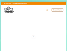Tablet Screenshot of gomielaplumbing.com